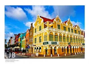 The Punda side of Willemstad is so colorful! Curacao, Netherlands Antilles