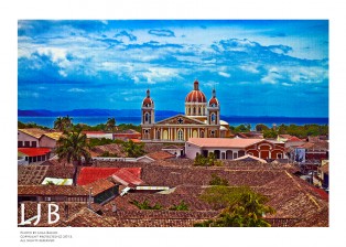 While in Granada, Nicaragua, be sure to pay the $1 fee to climb to the top of the La Merced Church for the best views of the city!